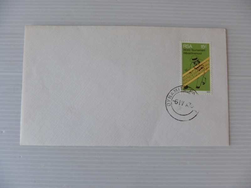 RSA 2.12a (1975) - World Bowls Champions Private FDC
