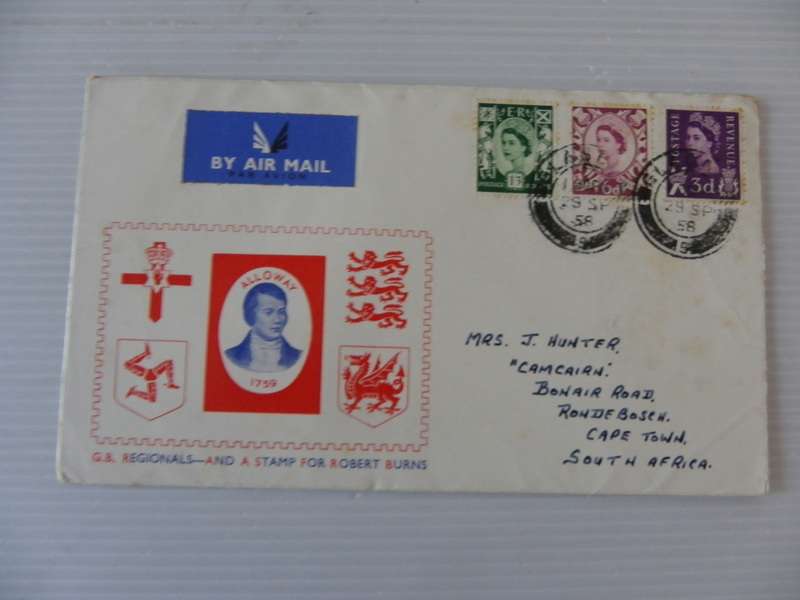 Great Britain (1958) - Robert Burns Illustrated FDC