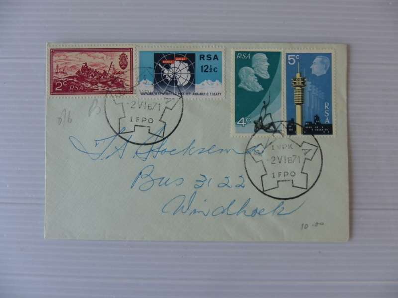 RSA (1971) - Private FDC with Castle Cancel