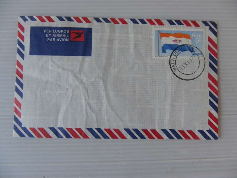 RSA 3.05 (2003) - SA Flag 50th Anniversary Private FDC