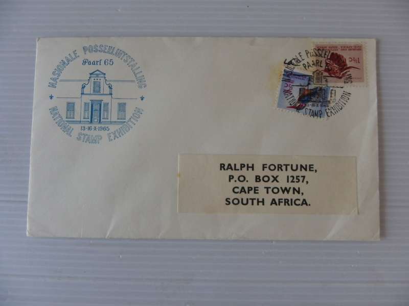RSA (1965) - Paarl Stamp Exhibition FDC