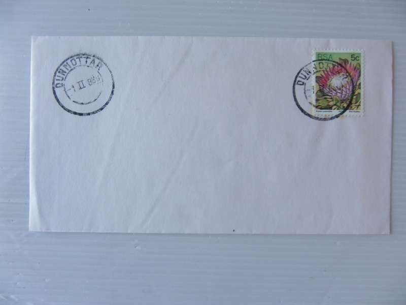RSA 3rd Definitive Series (1988) - Private FDC with Dunotter Cancel