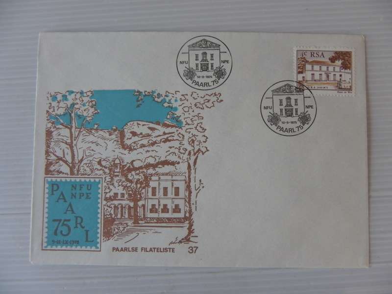 RSA (1975) - Paarl Philatelic Exhibition Illustrated FDC