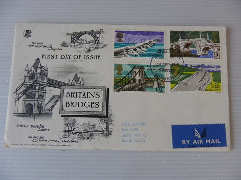 Great Britain (1968) - British Bridges Illustrated FDC