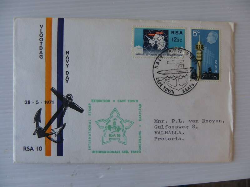 RSA (1971) - RSA10 Navy Illustrated FDC