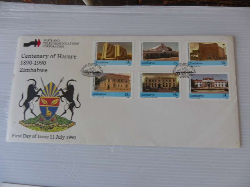 Zimbabwe (1990) - Centenary of Harare Illustrated FDC