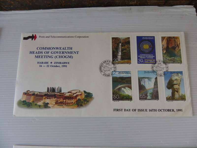 Zimbabwe (1991) - Commonwealth Heads of Government Meeting Illustrated FDC