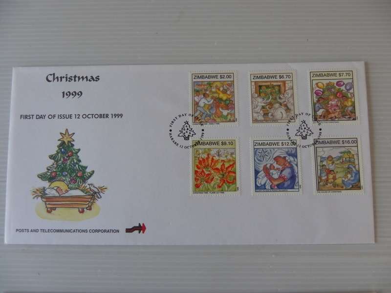 Zimbabwe (1999) - Christmas Illustrated FDC