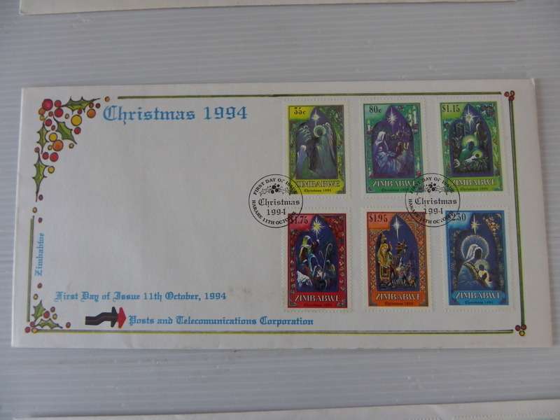 Zimbabwe (1994) - Christmas Illustrated FDC