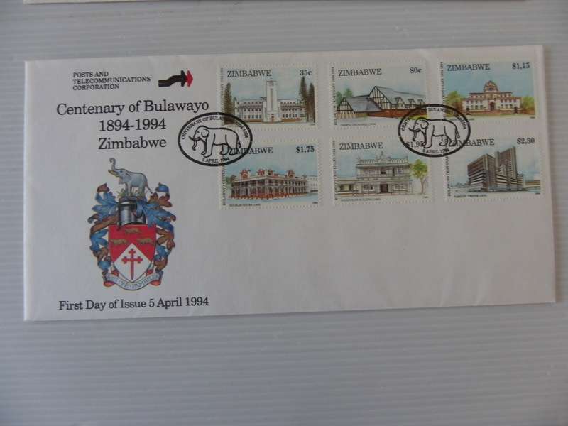 Zimbabwe (1994) - Centenary of Bulawayo Illustrated FDC