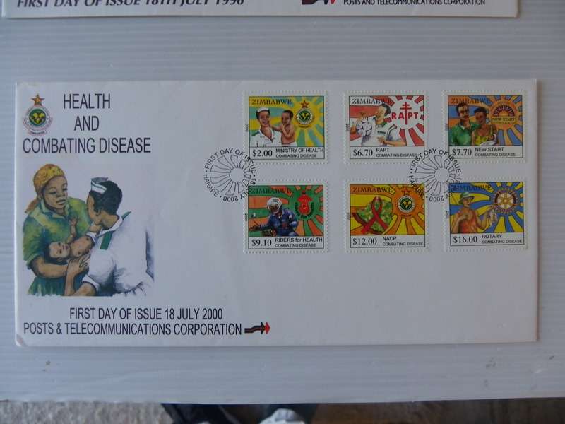 Zimbabwe (2000) - Health and Combating Disease Illustrated FDC