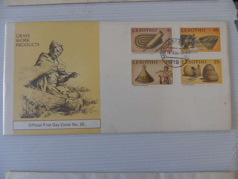 Lesotho (1980) - Grass Work Products Illustrated FDC
