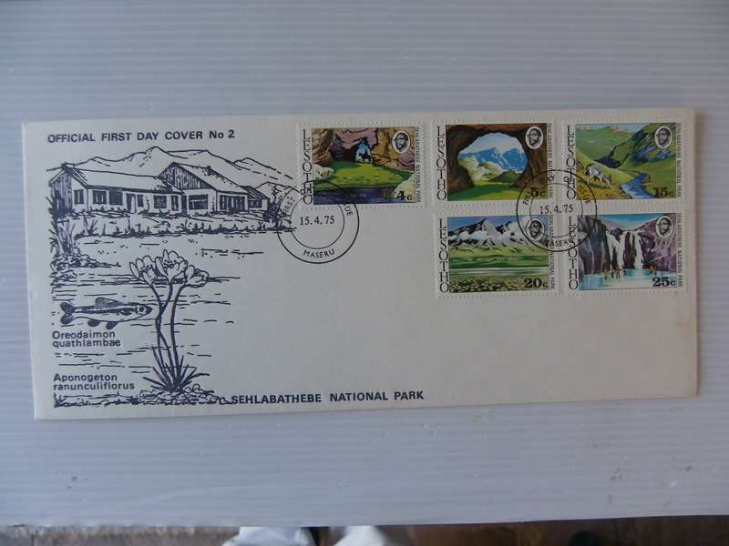 Lesotho (1975) - Shelabathebe National Park Illustrated FDC