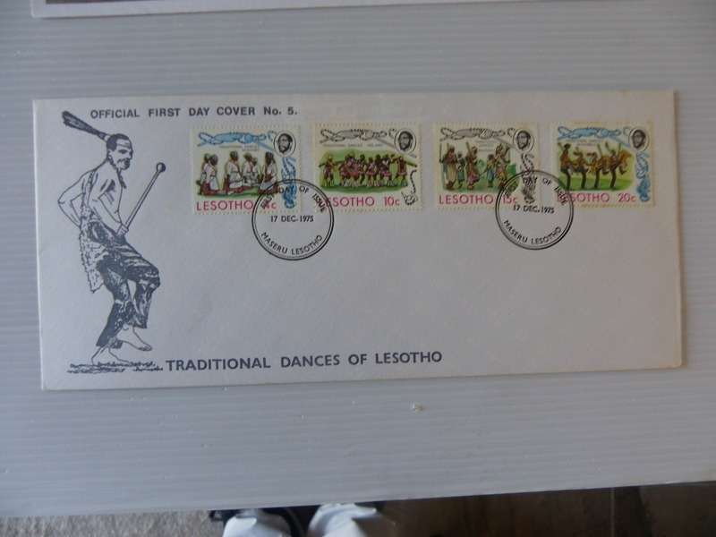 Lesotho (1975) - Traditional Dances Illustrated FDC