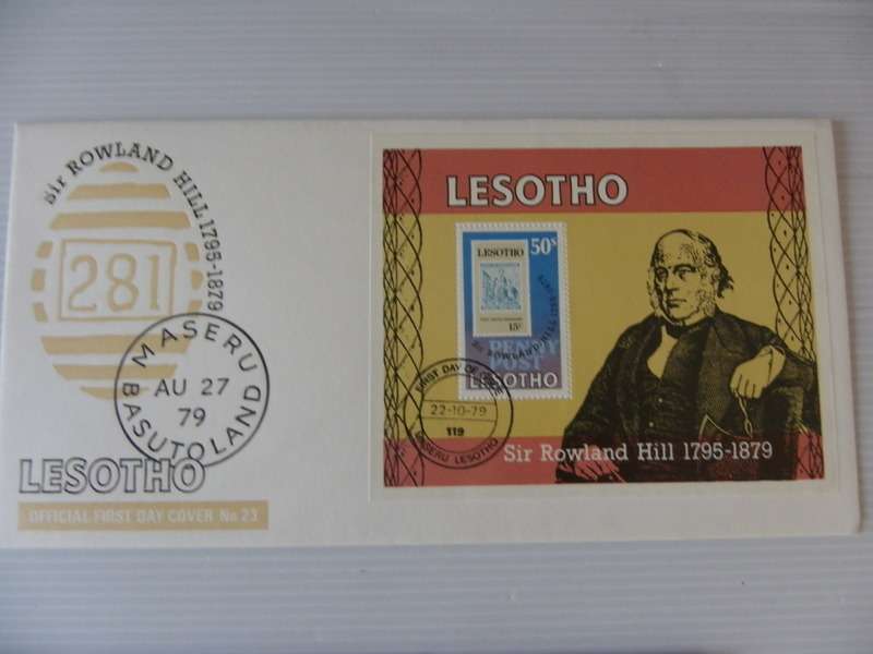 Lesotho (1979) - Sir Rowland Hill Illustrated FDC