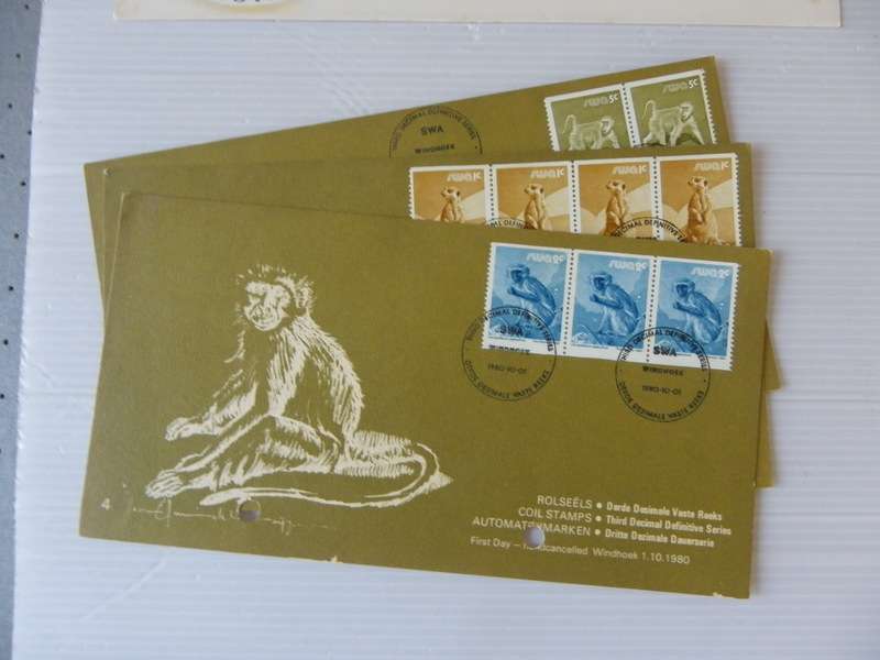 SWA 3rd Definitive Series (1980) - Animals Coil Set on Cards
