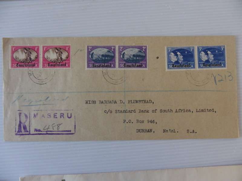 Basutoland (1945) - Victory Private FDC