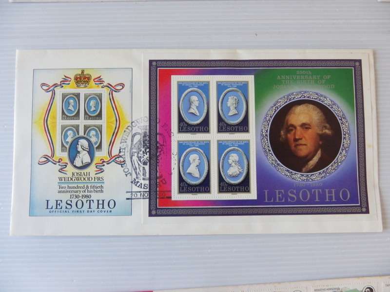 Lesotho (1980) - Josiah Wedgwood Illustrated FDC