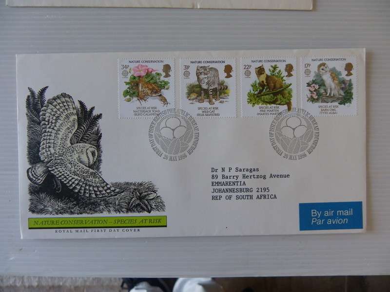 Great Britain (1986) - Nature Conservation Illustrated FDC