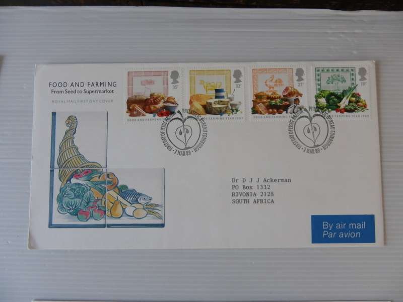 Great Britain (1989) - Food and Farming Illustrated FDC