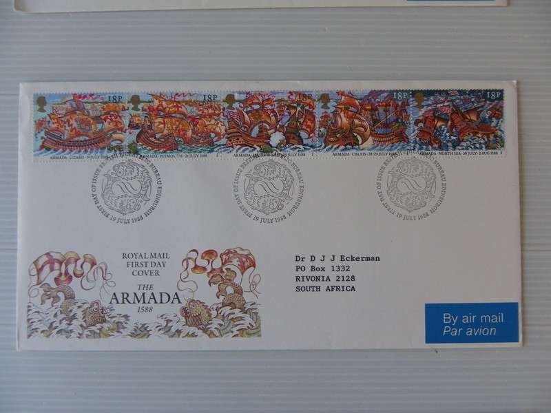 Great Britain (1988) - Armada Illustrated FDC