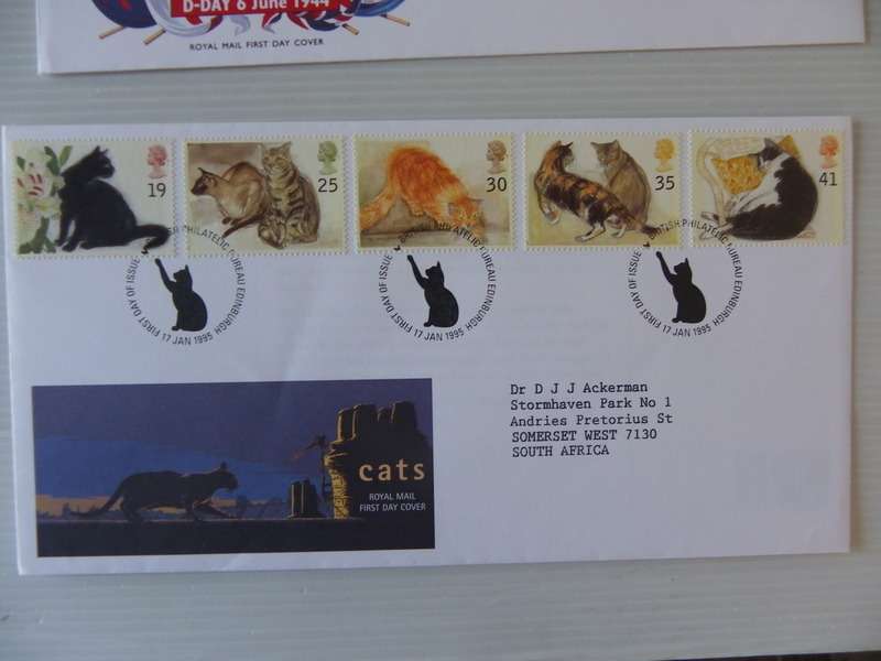 Great Britain (1995) - Cats Illustrated FDC