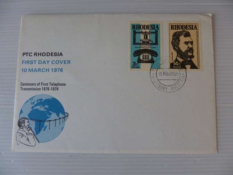 Rhodesia (1976) - Centenary of 1st Telephone Illustrated FDC