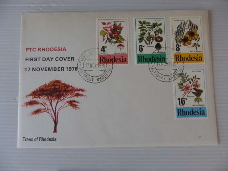 Rhodesia (1976) - Trees of Rhodesia Illustrated FDC