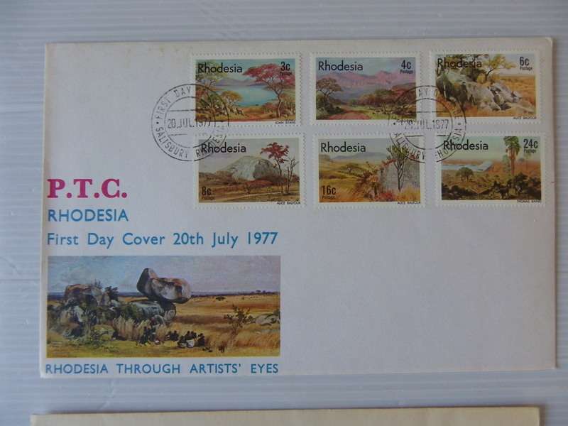 Rhodesia (1977) - Rhodesia Through Eyes of an Artist Illustrated FDC