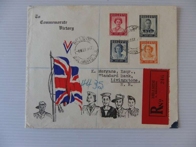 Rhodesia (1947) - Victory Illustrated FDC