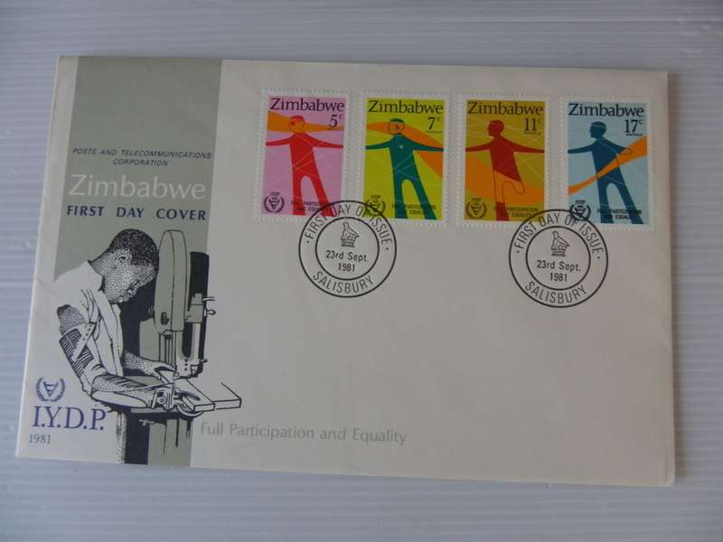 Zimbabwe (1981) - Full Participation and Equality Illustrated FDC