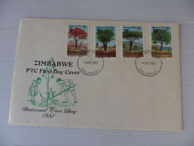 Zimbabwe (1981) - National Tree Day Illustrated FDC