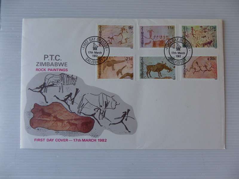 Zimbabwe (1982) - Rock Paintings Illustrated FDC
