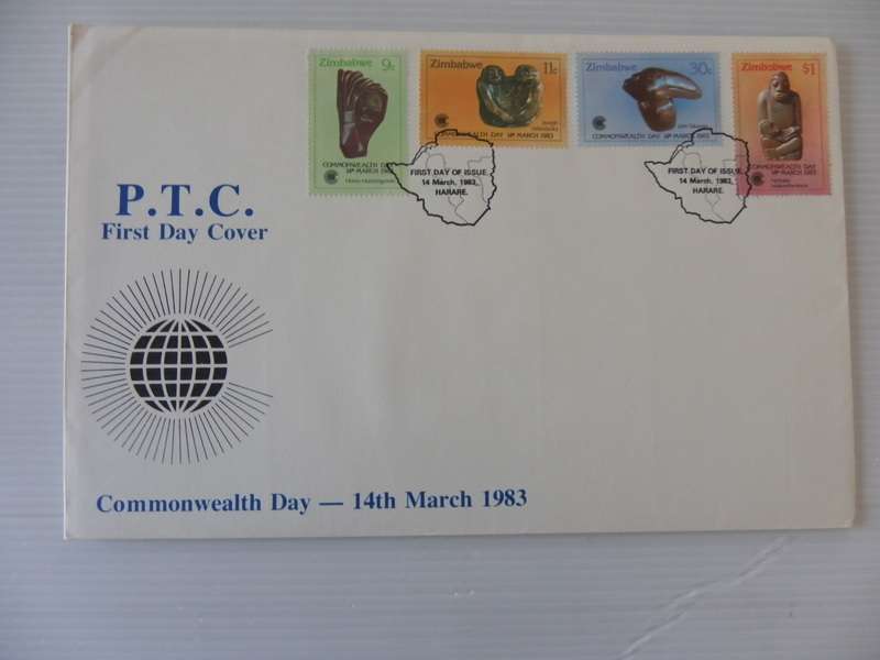 Zimbabwe (1983) - Common Wealth Day Illustrated FDC