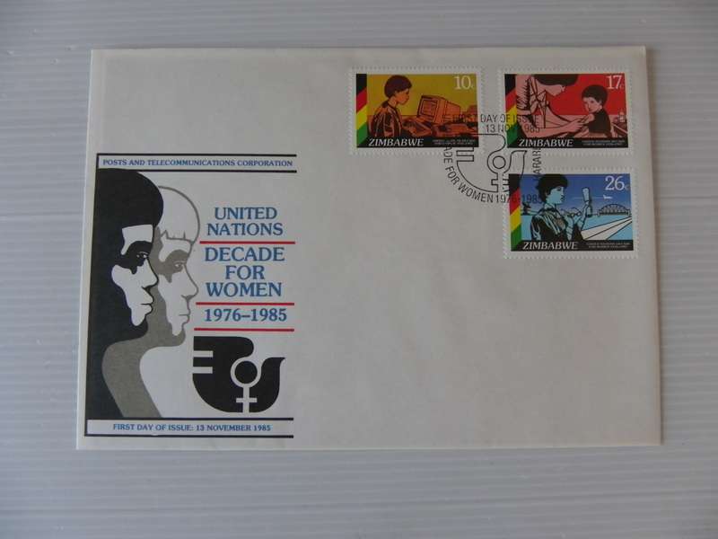 Zimbabwe (1985) - Decade for women Illustrated FDC
