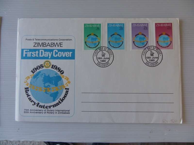 Zimbabwe (1980) - Rotary International Illustrated FDC