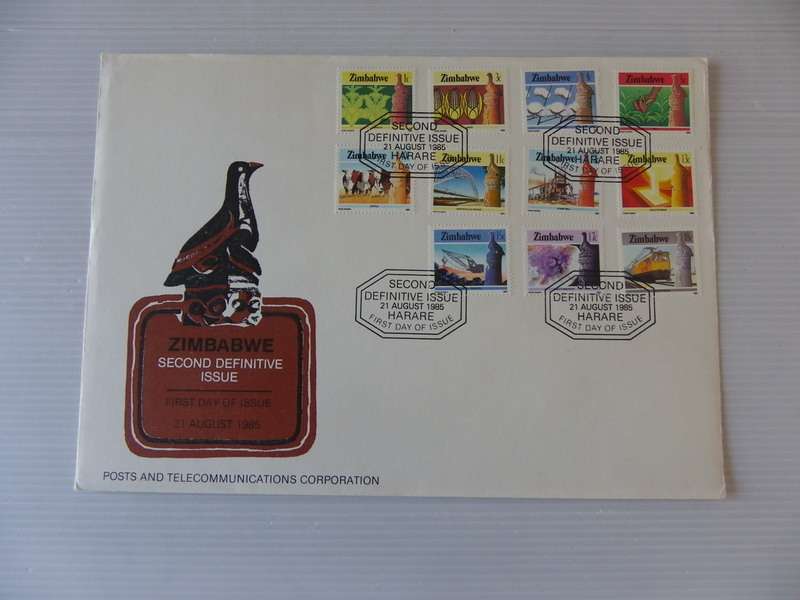 Zimbabwe 2nd Definitive (1985) - SAPO Issued Folder