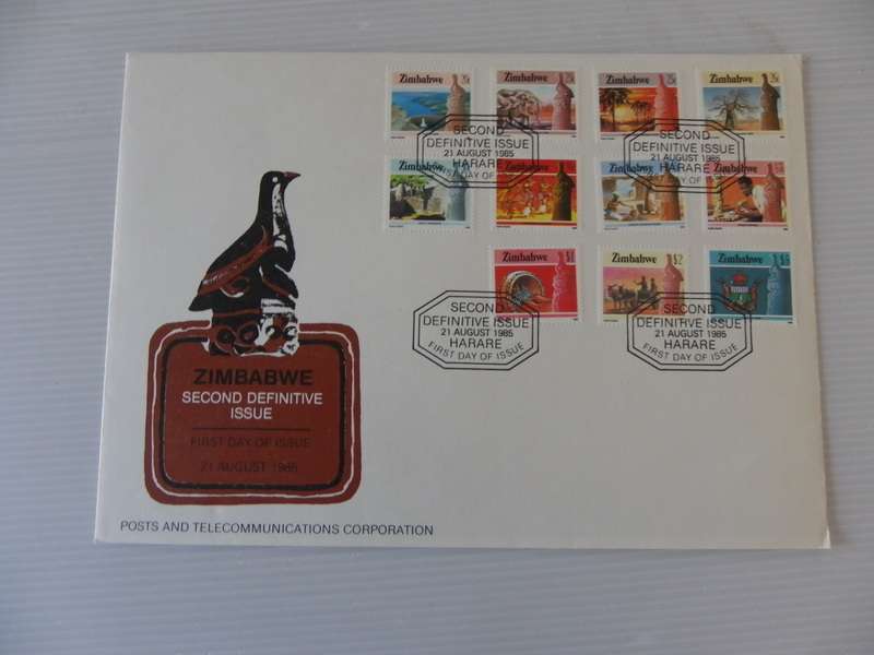 Zimbabwe 2nd Definitive (1985) - SAPO Issued Folder