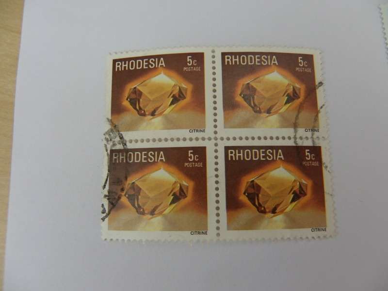 Rhodesia 4th Definition Series (1978) - 5c Used Block