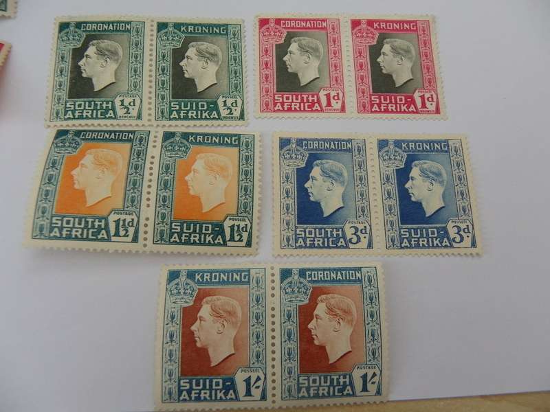Union (1937) - Coronation Mint Set in Pairs