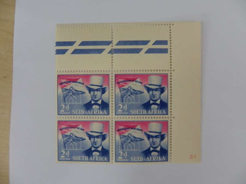 Union (1955) - Geloftefees Mint Corner Block