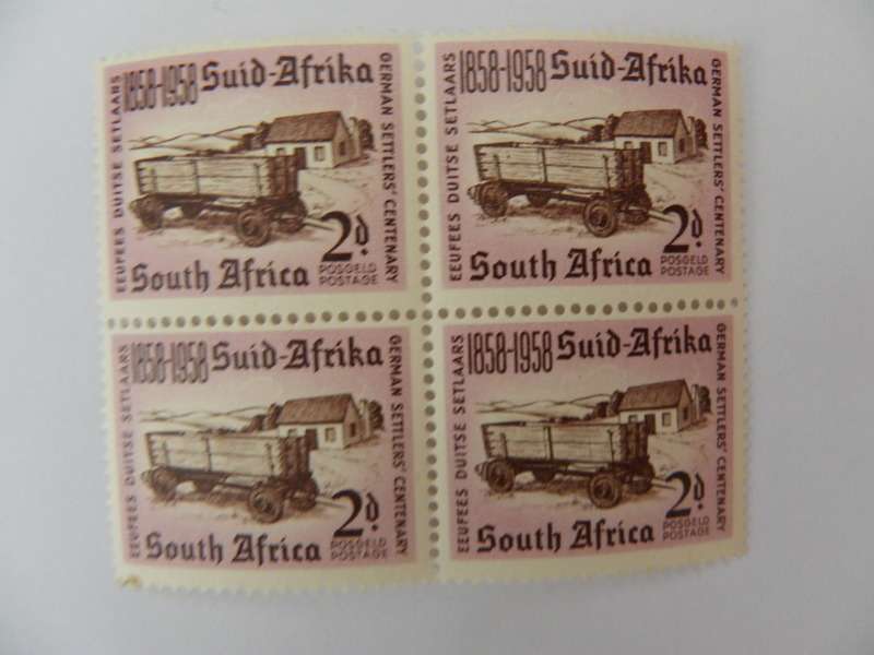 Union (1958) -  Centenary of the Arrival of German Settlers Mint Block