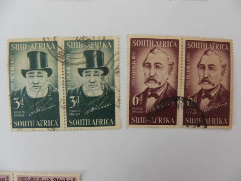Union (1955) - Centenary of Pretoria Used Set in Pairs