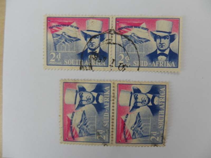 Union (1955) - Geloftefees Vertical and Horizontal Used Pairs