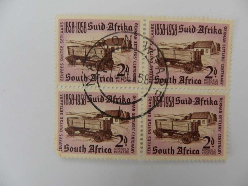 Union (1958) -  Centenary of the Arrival of German Settlers Used Block