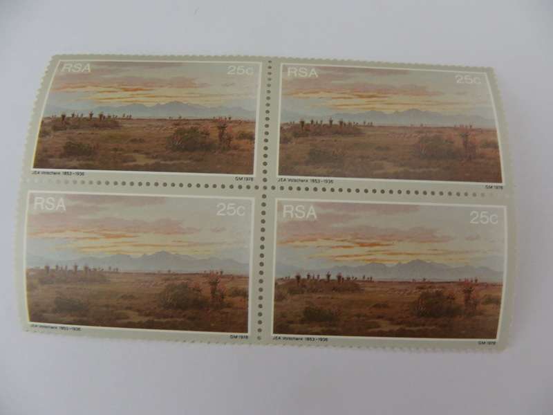 RSA 3.10 (1978) - Paintings by Volschenk 25c Mint Block