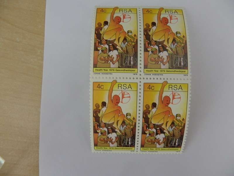 RSA 3.15 (1979) - Health Year Mint block of 4 Stamps