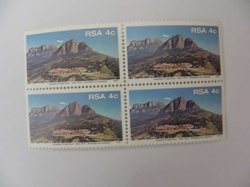 RSA 3.17 (1979) - 150th Anniversary of Cape Town Mint Block of 4 Stamps