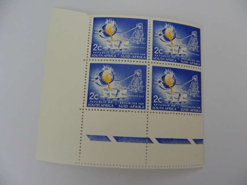 RSA 1st Definitive Series (1961) - 2c Mint Corner Block