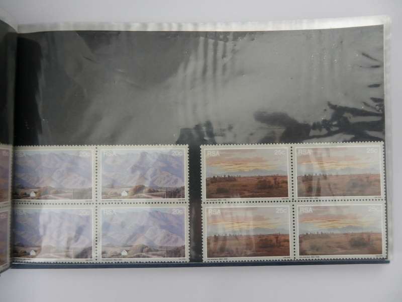 RSA 3rd Series in Blocks of 4 Mint stamps in Small Album (SACC @ R530)